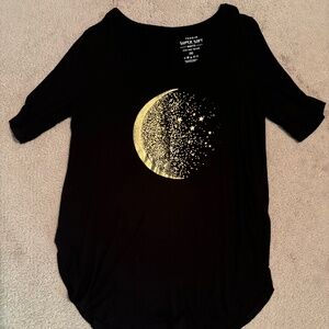 Black and Gold Torrid Tunic Top